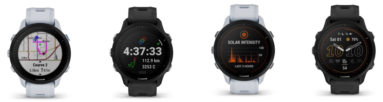 T&auml;ysi valikoima - Forerunner 955, Forerunner 955 aurinkokellot